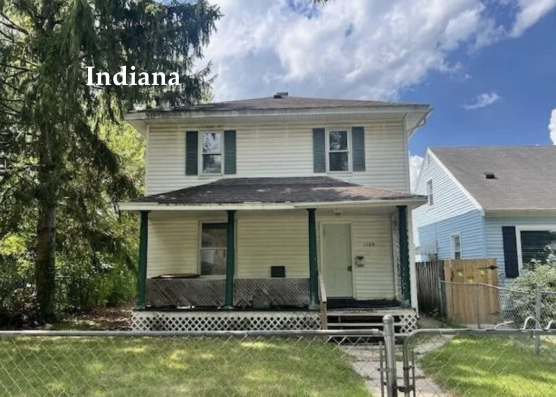 Indiana handyman special foursquare