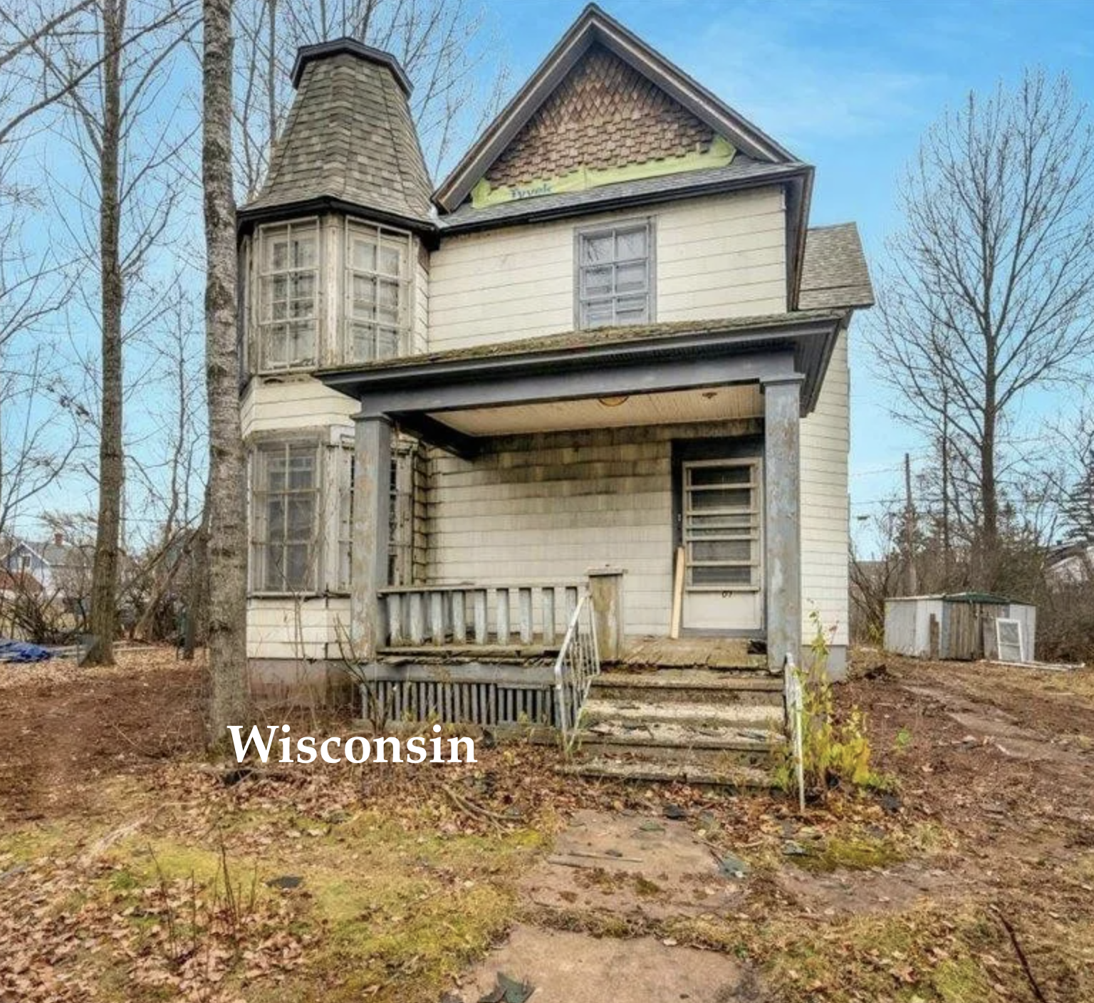 Save This Old c.1856 Wisconsin Fixer Upper Queen Anne Victorian