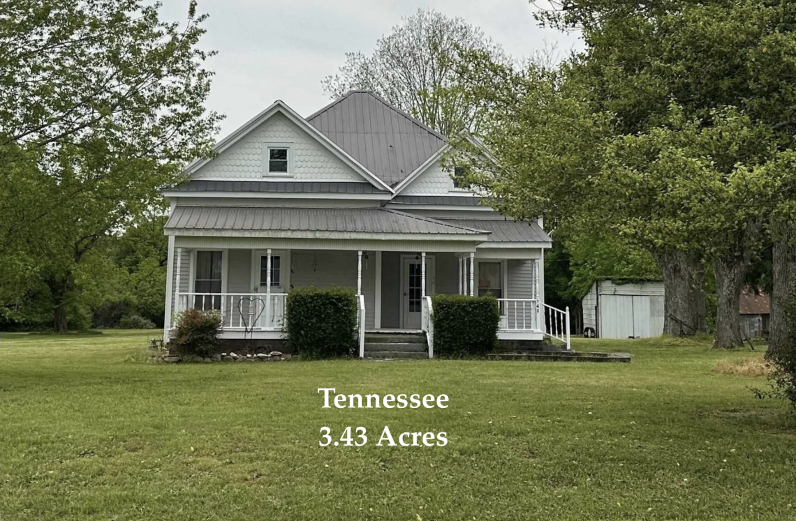 Tennessee farmhouse for sale