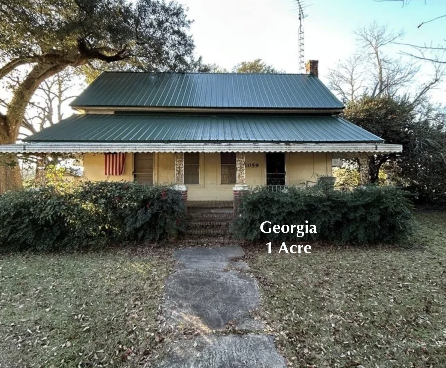 Georgia Rhoem Michigan c.1945 Three Bedroom Affordable Georgia Home on 1 Acre Under $55K