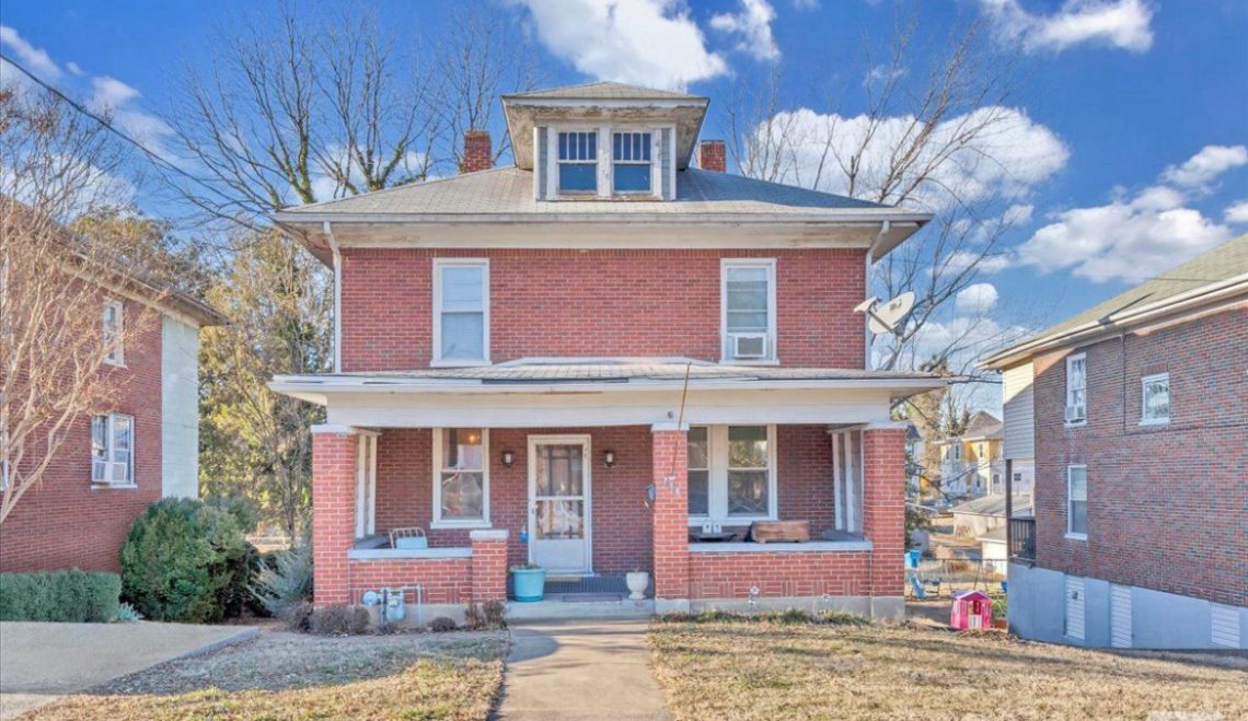 Brick Foursquare Home For Sale