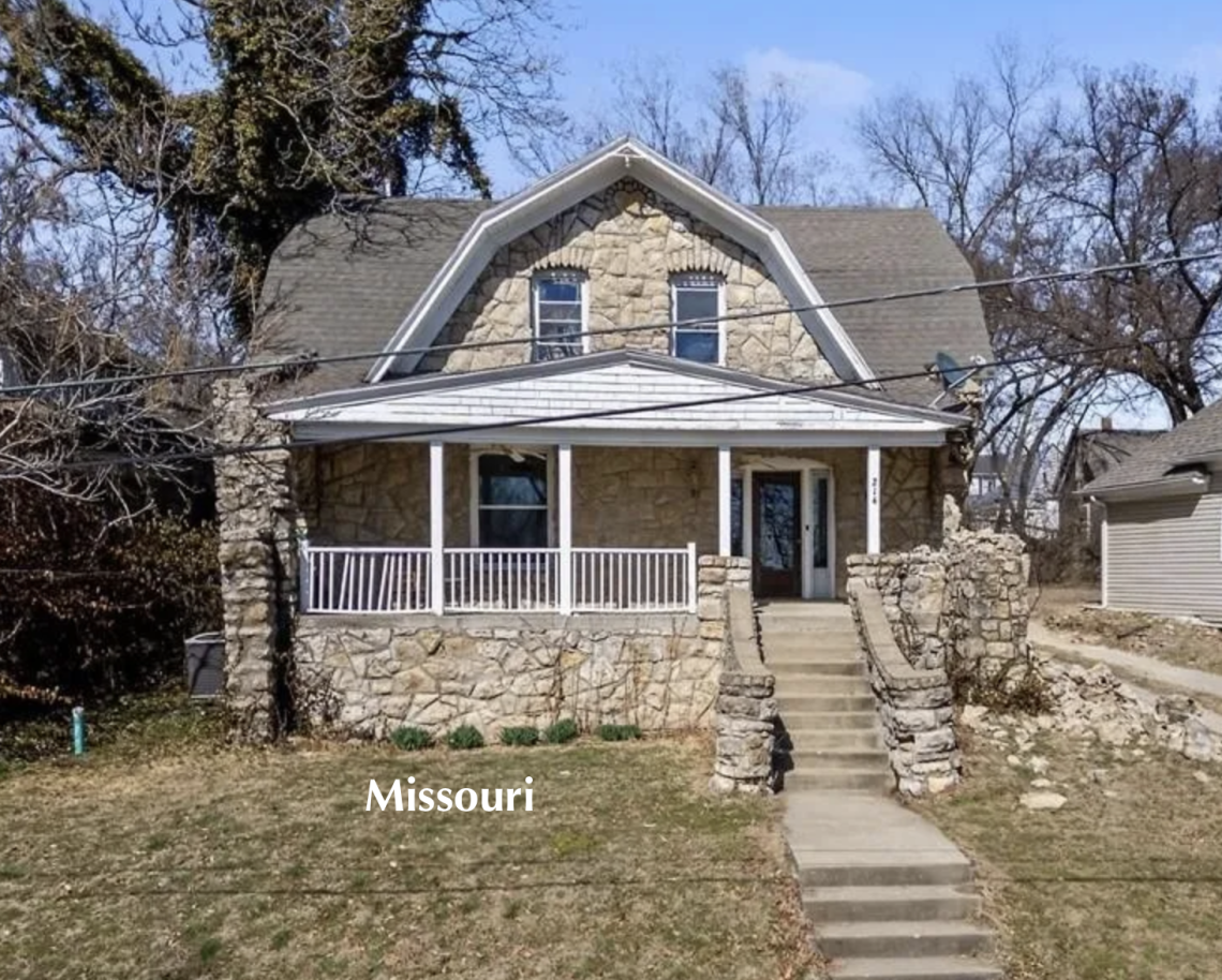 Missouri rock house for sale