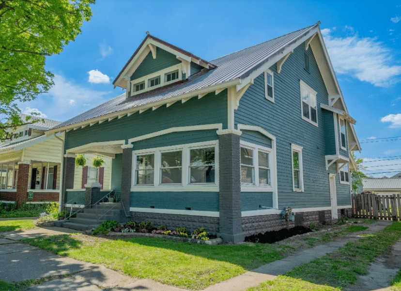 Indiana Craftsman Bungalow For Sale