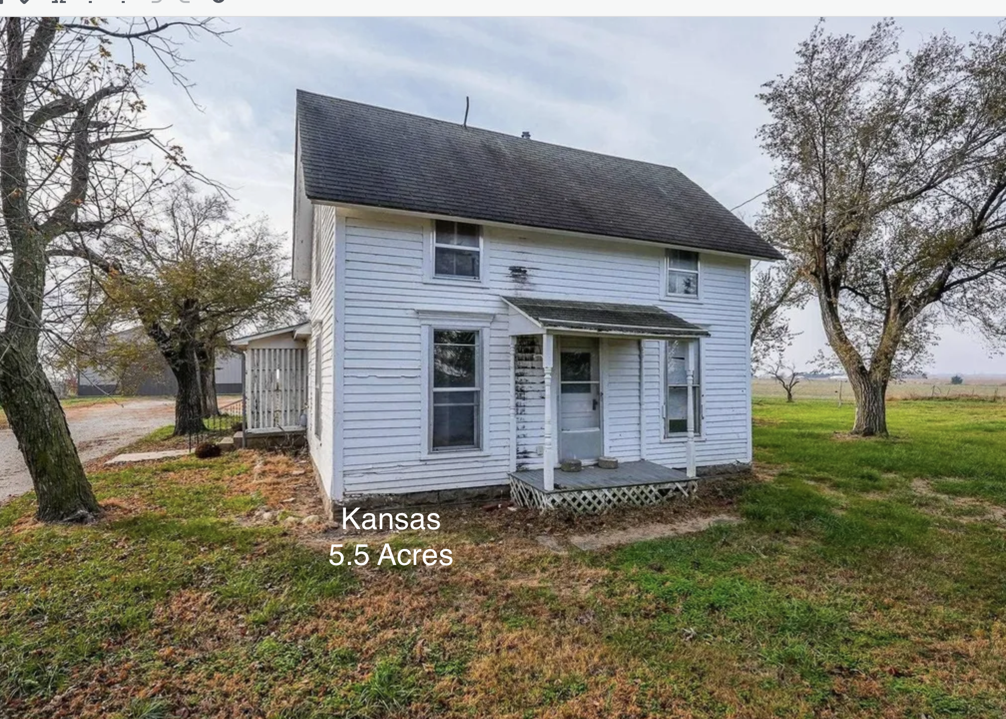 Kansas farmhouse for sale