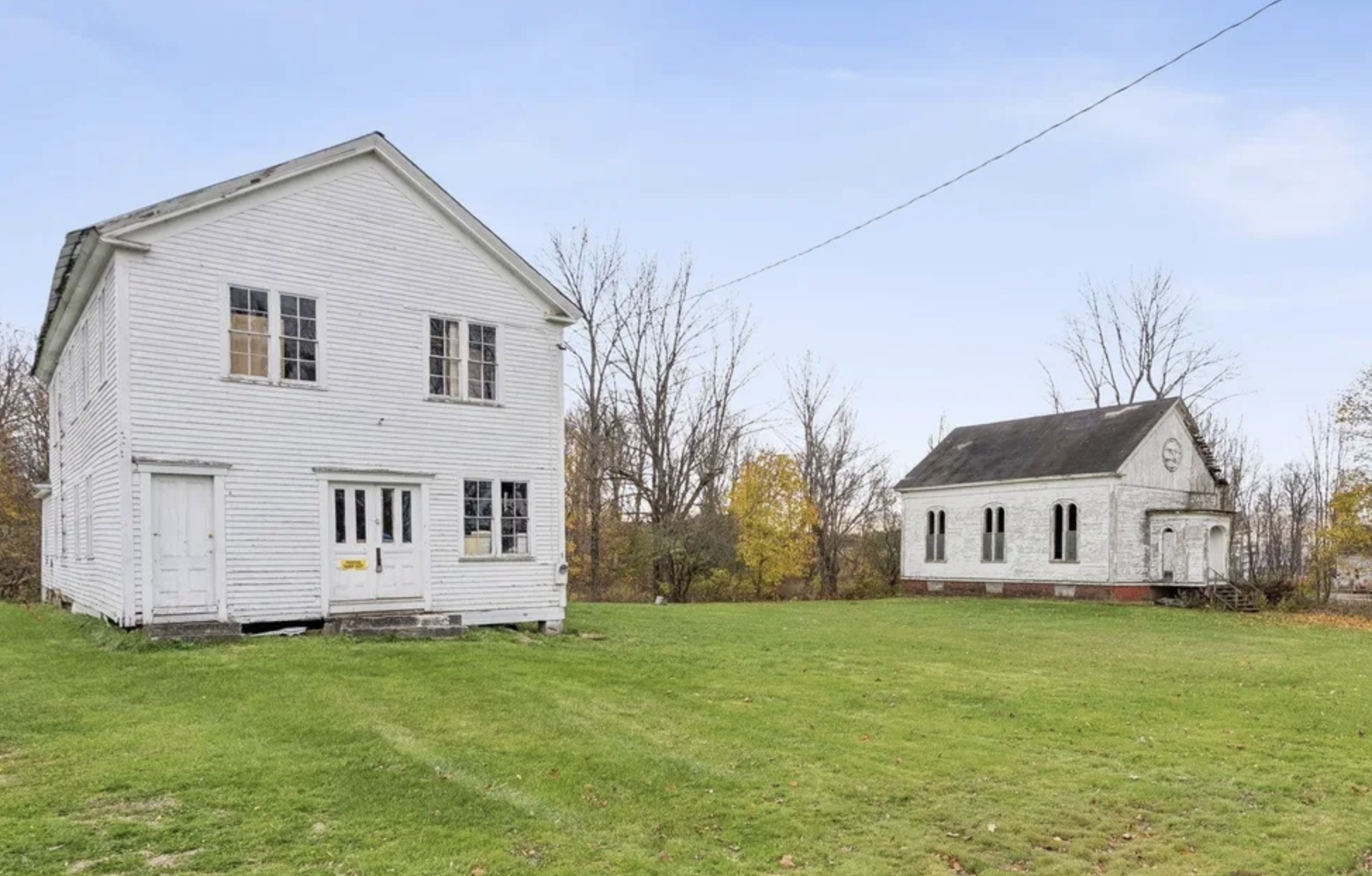 Maine church and grange for sale