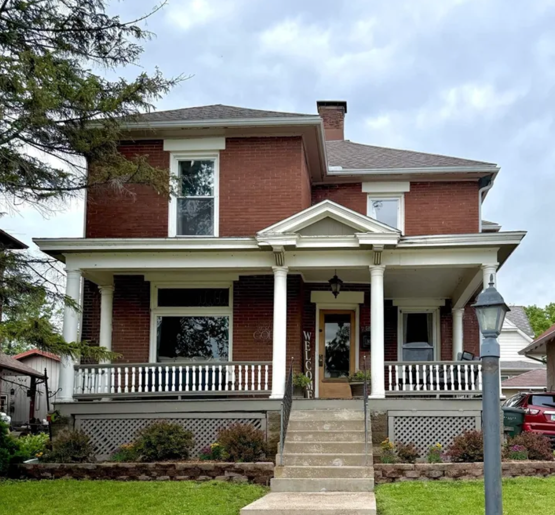 brick iowa home
