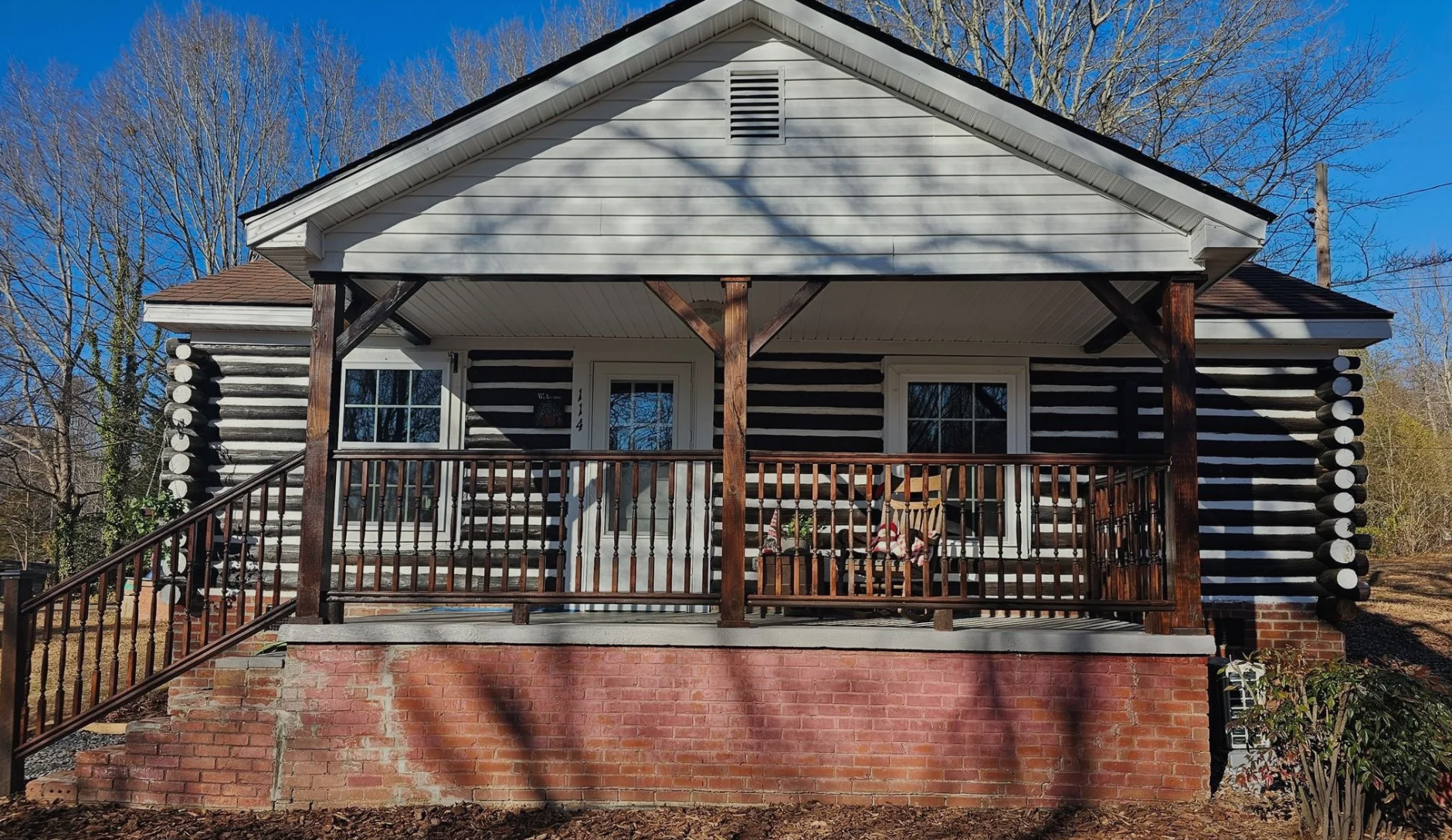 north carolina log home