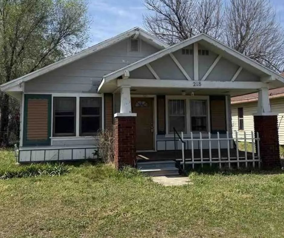 affordable Oklahoma bungalow