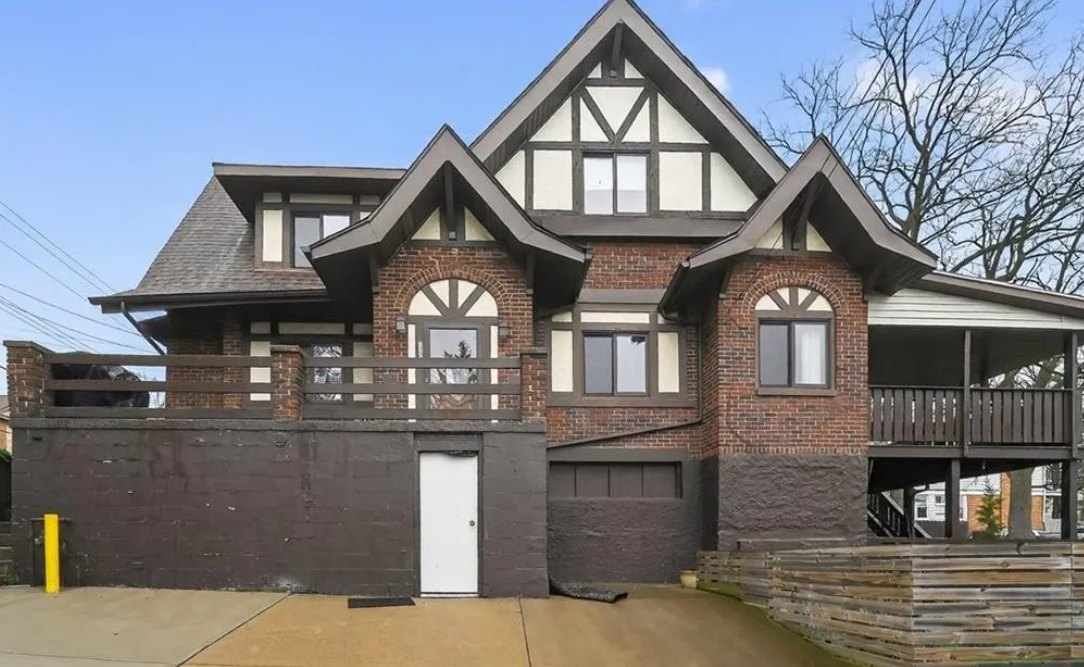 Brick Tudor Home