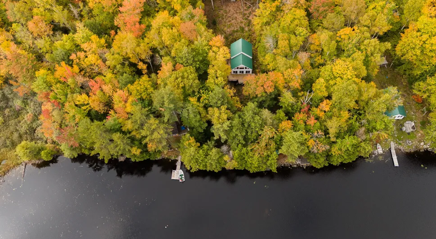 waterfront maine home