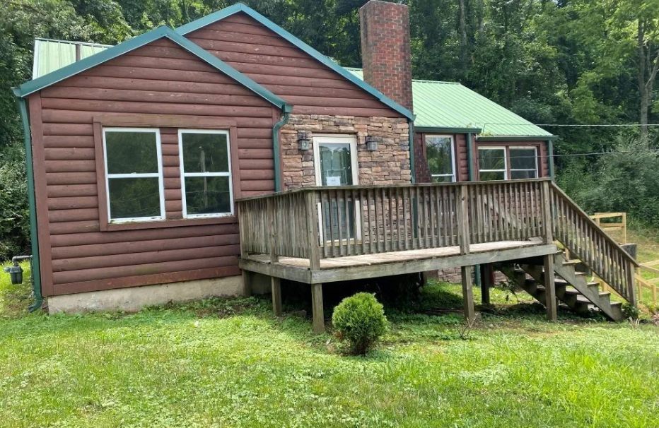 west virginia log home