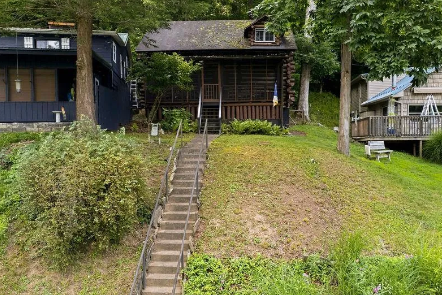 west virginia log home