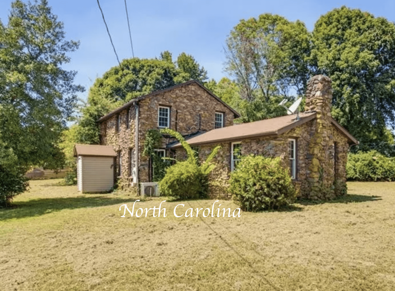 North Carolina stone house